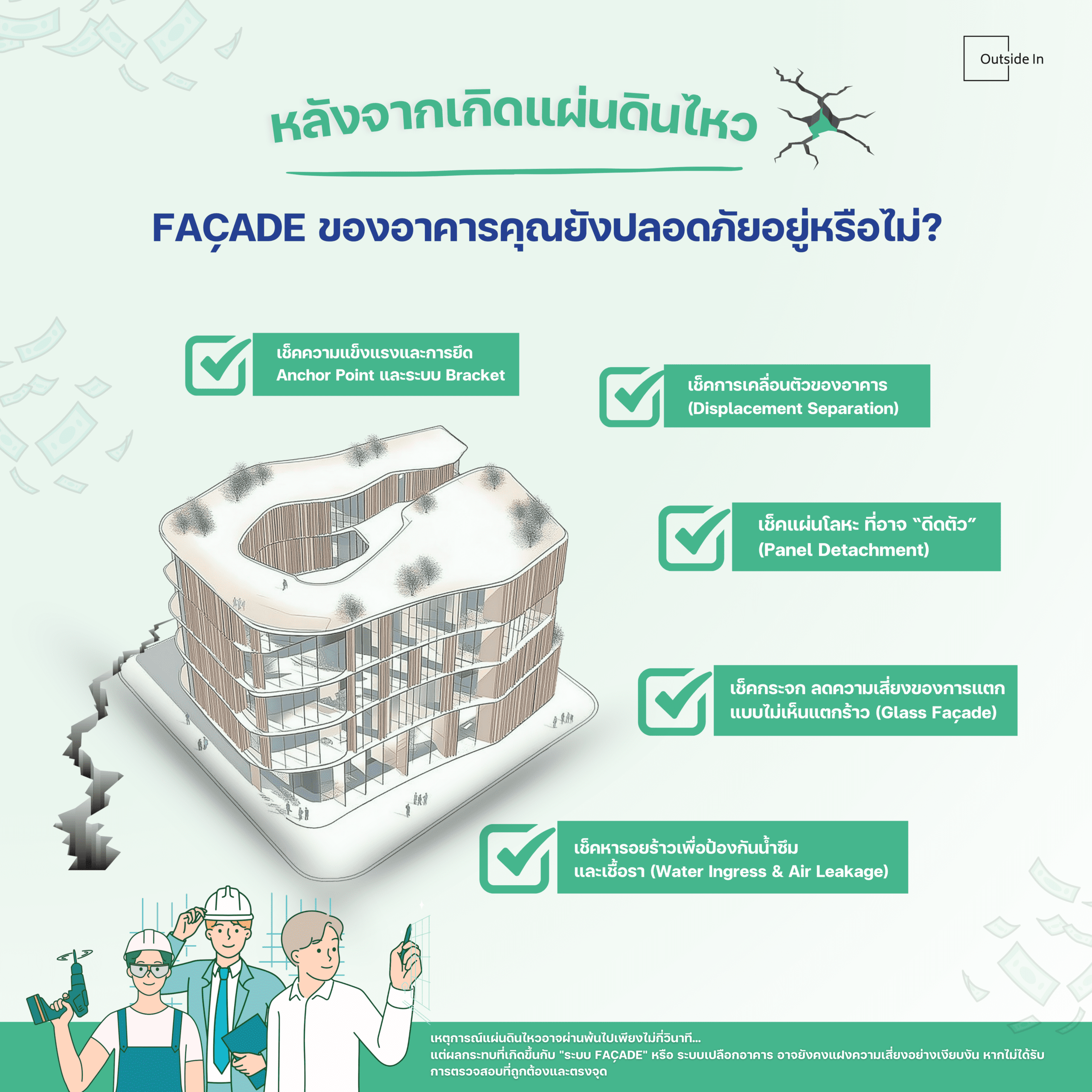 บทความ 5 แผ่นดินไหว Facade ฟาซาด รีโนเวท